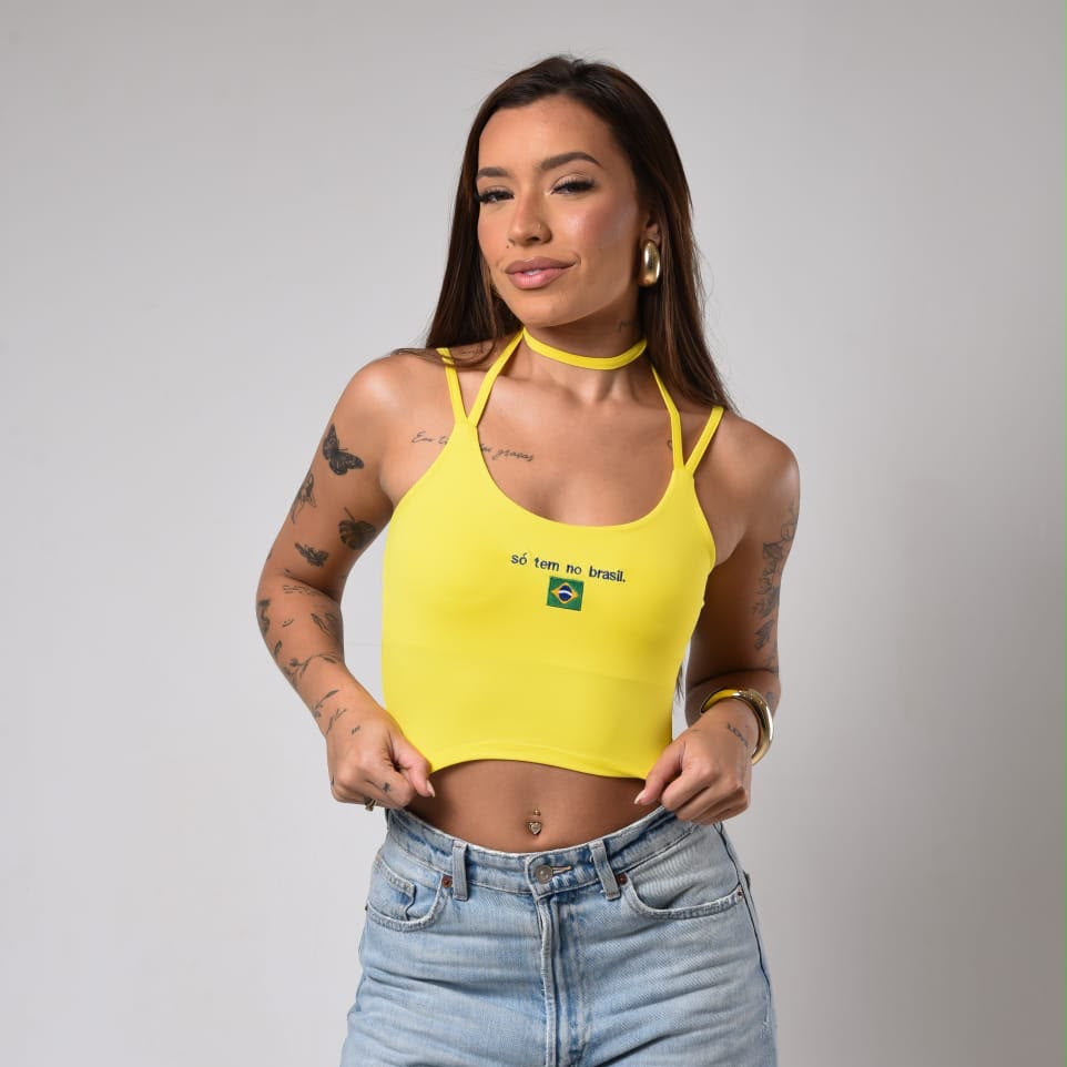 Só Tem no Brasil yellow